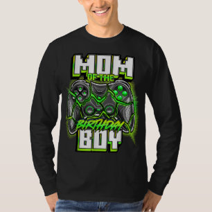 T-shirt Maman of the Birthday Boy Matching Family Vidéo Je