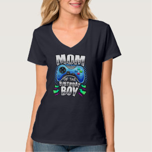 T-shirt Maman of the Birthday Boy Matching Video Gamer Bir