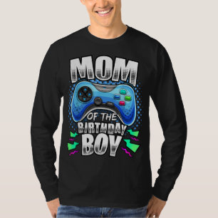 T-shirt Maman of the Birthday Boy Matching Video Gamer Bir