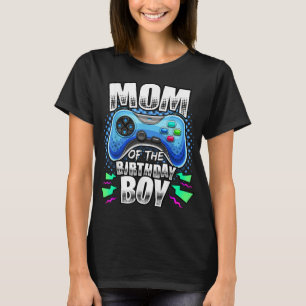 T-shirt Maman of the Birthday Boy Matching Video Gamer Bir