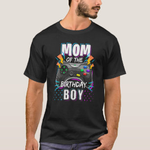 T-shirt Maman of the Birthday Boy Matching Video Gamer Bir