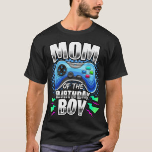 T-shirt Maman of the Birthday Boy Matching Video Gamer Bir