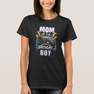 T-shirt Maman of the Birthday Boy Matching Video Gamer Bir
