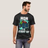 T-shirt Maman of the Birthday Boy Monster Truck Birthday P (Devant entier)