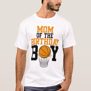 T-shirt Maman Of The Birthday Boy Sketll Family Birthday