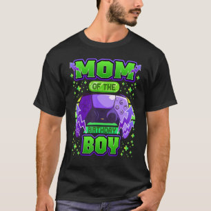 T-shirt Maman of the Birthday Boy Video Gamer Anniversaire