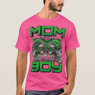 T-shirt Maman of the Birthday Boy Vidéo Gamer Anniversaire