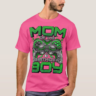 T-shirt Maman of the Birthday Boy Vidéo Gamer Anniversaire
