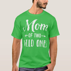 T-shirt Maman of the wild ones for mother of daughters and