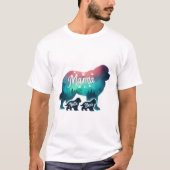 T-shirt Maman Ours et oursons (Devant)