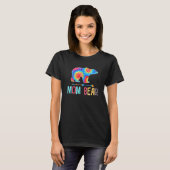T-shirt Maman Ours Tie Dye (Devant entier)