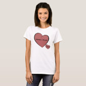 T-shirt Maman + Papa = Bébé (Devant entier)
