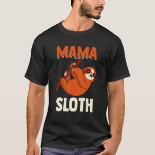T-shirt Maman Paresseux Famille assortie S Animal Soigneur