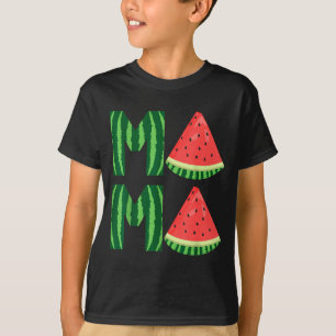 T-shirt Maman pastèque féminine mignonne vintage fruit d'é