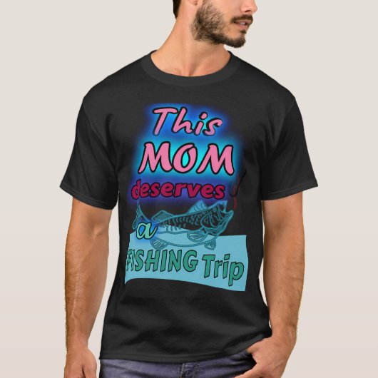 T-shirt Maman pêcheuse d'Ocracoke (Devant)