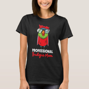 T-shirt Maman Perruche Coloré Mignon Oiseau Meme Propr