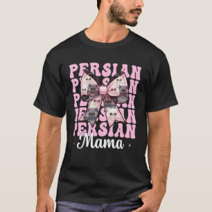 T-shirt Maman persane Maman chat persan Fête des mères Ros
