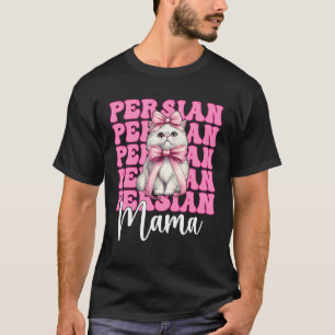 T-shirt Maman persane Maman chat persan Fête des mères Ros