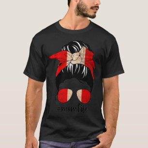 T-shirt Maman péruvienne chignon désordonné fierté du Péro