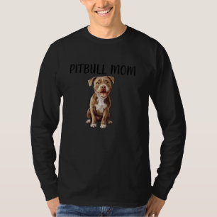 T-shirt Maman Pitbull américain Mummy Mama Pitbull