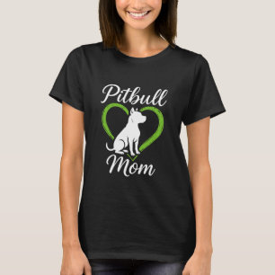 T-shirt Maman Pitbull Amoureuse des Chiens   Propriétaire 