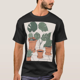 T-shirt Maman plante d'intérieur Jardinier amateur Entreti