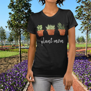T-shirt Maman Plante Succulentes Terracotta Botanique