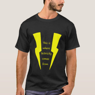 T-shirt Maman Plus Stifler C'Est Là Que L'Électricité Vien
