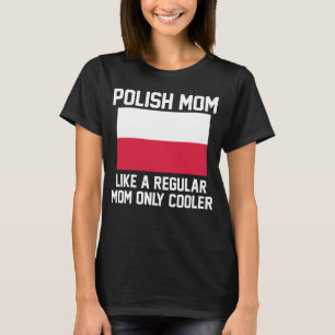 T-shirt Maman polonaise