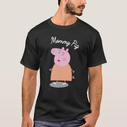 T-shirt maman porc Funny porc Tee - shirt (Devant)