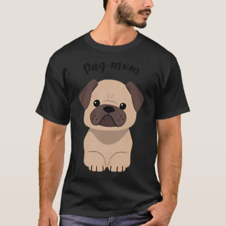 T-shirt Maman Pug