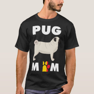T-shirt Maman Pug Chien Belge 678