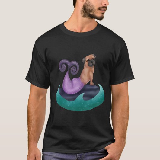 T-shirt Maman Pug v3 (Devant)