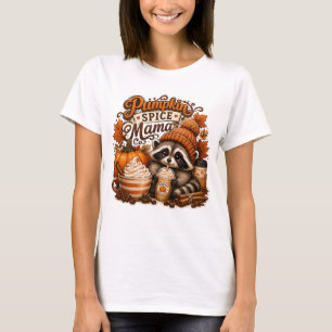 T-shirt Maman Pumpkin Spice d'automne T-shirt, Mignon Rato