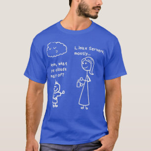 T-shirt Maman Quels Sont Les Nuages Fabriqués Sur Uni Linu