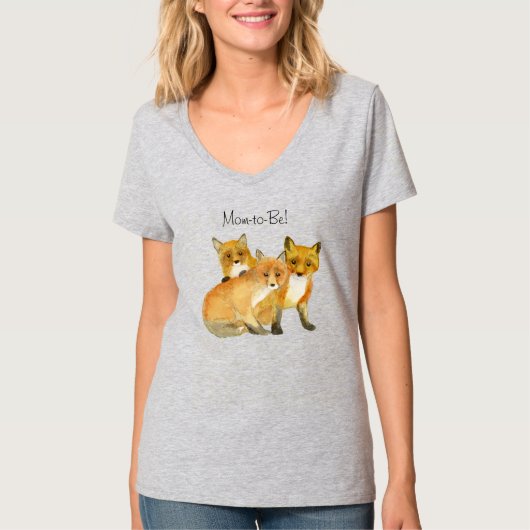 T-Shirt Maman Renard Rouge (Devant)