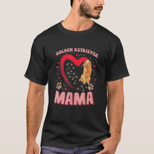 T-shirt Maman Retriever Doré Amusant Chien Animal Familier