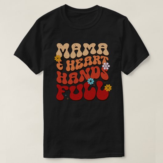 T-shirt Maman rétro (Design devant)