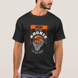 T-shirt Maman Rookie de l'année Basketball Maman du Rooki