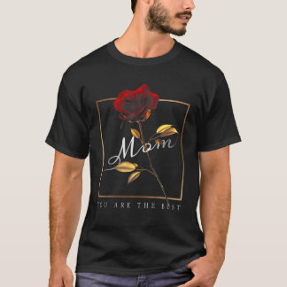 T-shirt Maman rose Tu es la meilleure fête des mères heure