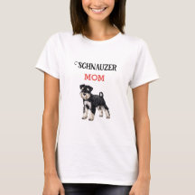 T-shirt maman Schnauzer