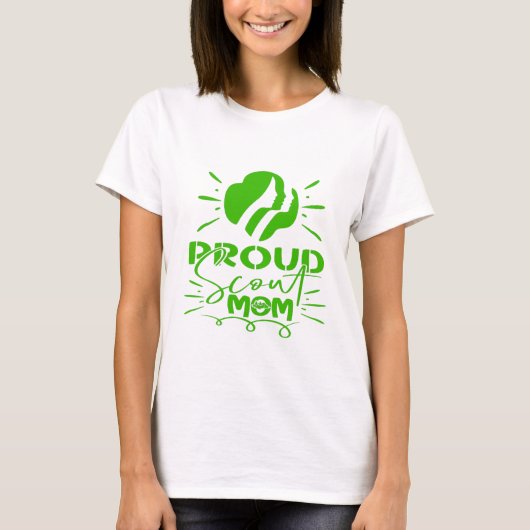 T-shirt Maman Scout fière (Devant)