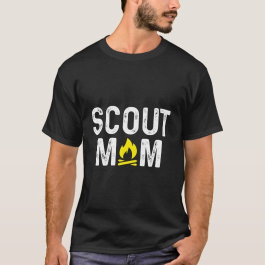T-shirt Maman Scoutisme Scouter Mère Scouts (Devant)