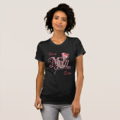 T-shirt Maman Script et Rose (Devant entier)