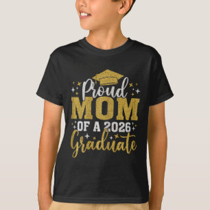 T-shirt Maman Senior 2026 Maman fière d'un diplômé de 2026