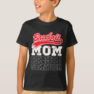 T-shirt Maman senior de baseball classe de maman de baseba
