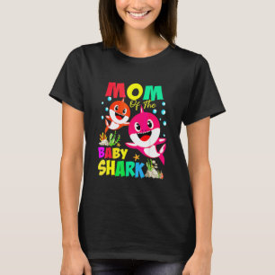 T-shirt Maman Shark Maman Shark Famille de requins Fête de