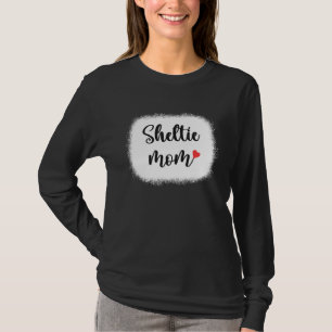 T-shirt Maman Sheltie Femme Shetland Sheepdog