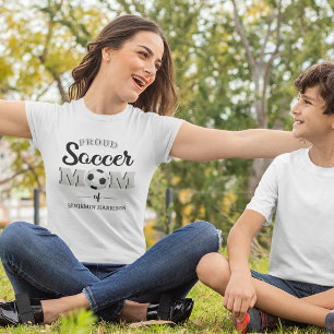 T-shirt maman Soccer Fier Personnalisé