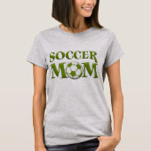 T-shirt maman Soccer Vert (Devant)